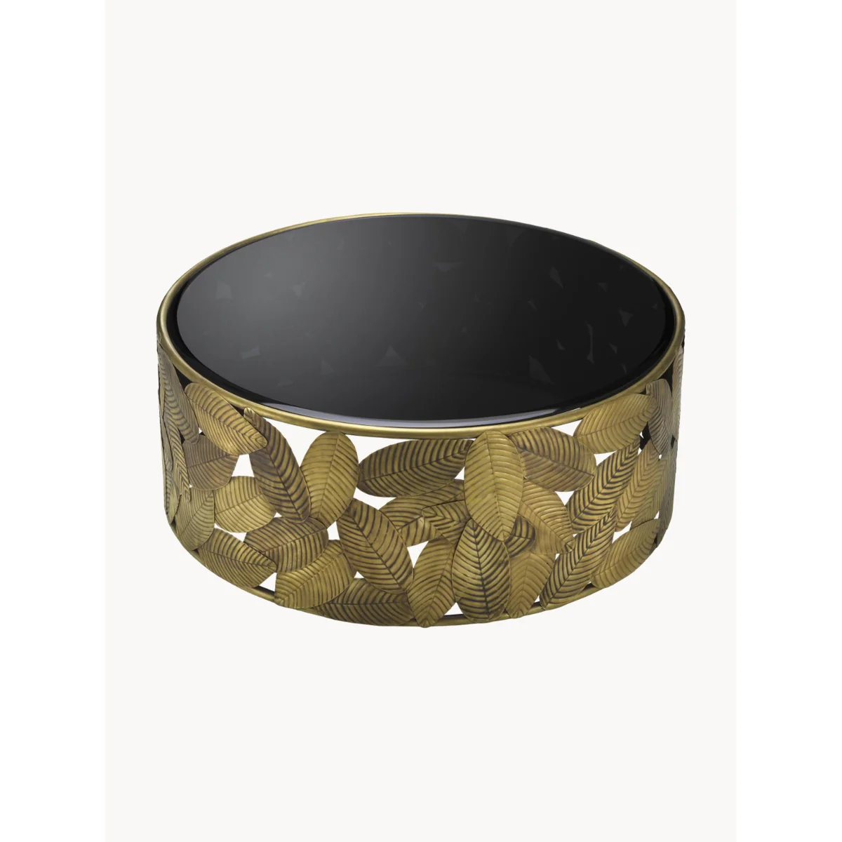 Round Coffe Table Botanico with Glass Top – image 4