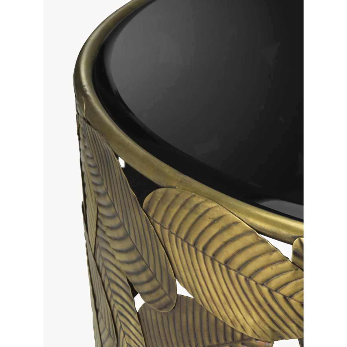 Round Coffe Table Botanico with Glass Top – image 6
