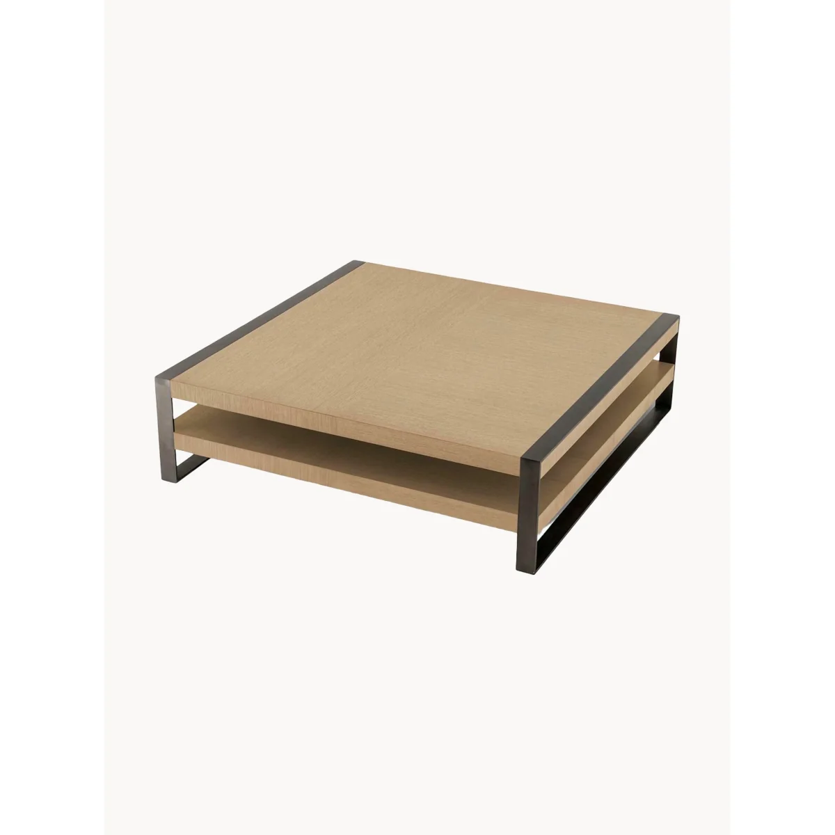 Wooden Coffee Table Guinness with Shelf – image 2