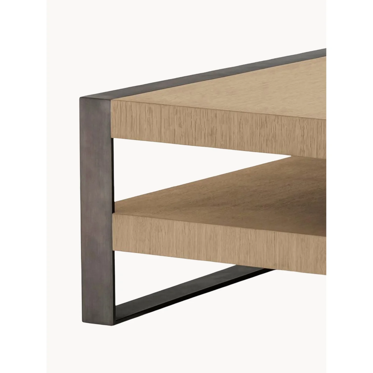 Wooden Coffee Table Guinness with Shelf – image 3