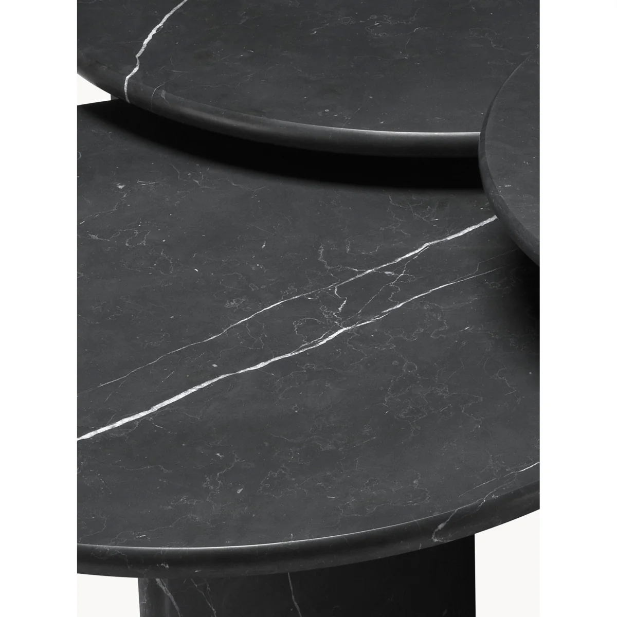 Marble Coffee Tables Naples, Set of 3 – image 4