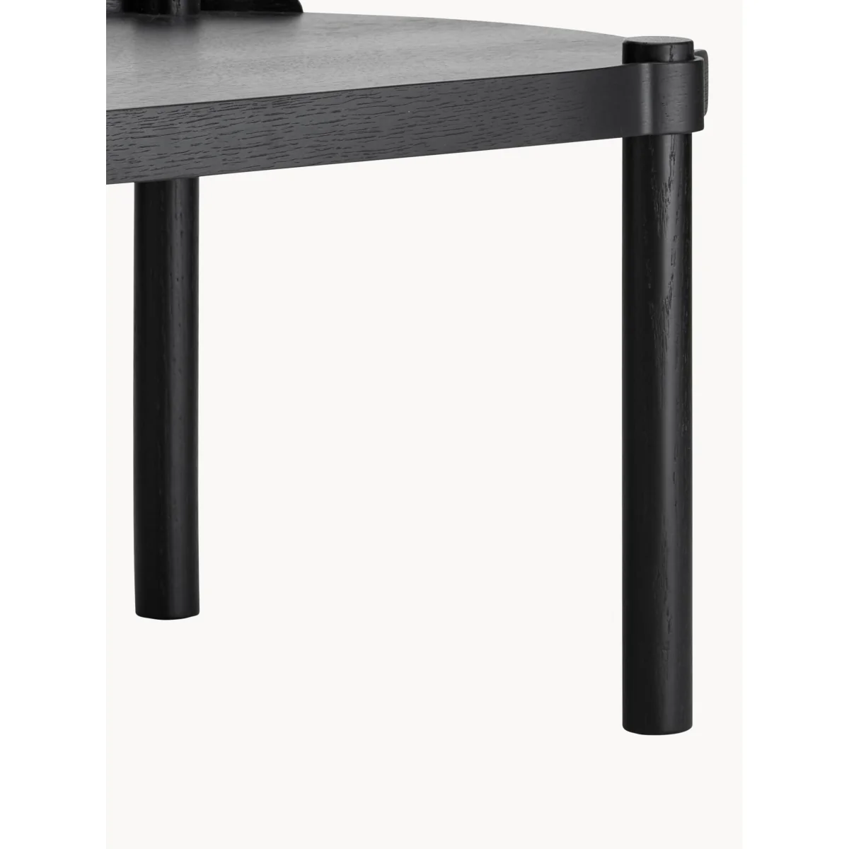 Oval Oak Wood Coffee Table Woody – image 4