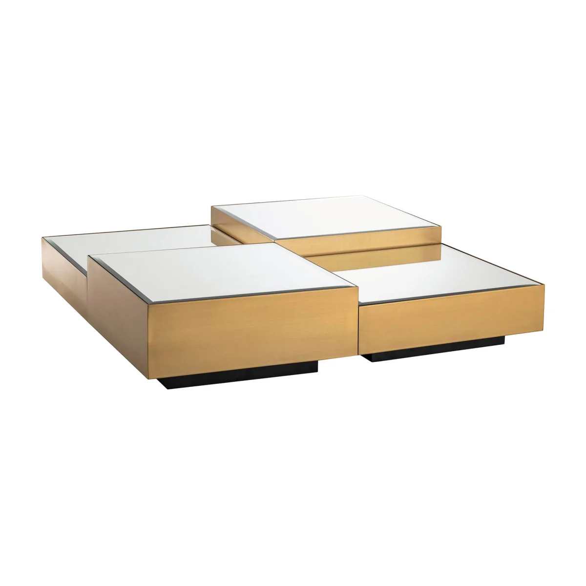 Mirrored Coffee Tables Esposito, Set of 4 – image 1
