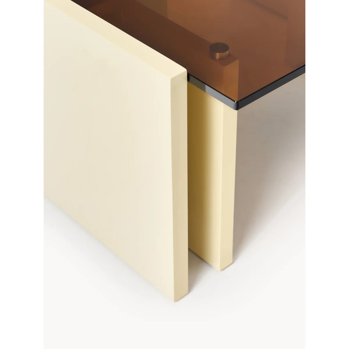 Coffee Table Elam with Glass Top – image 4