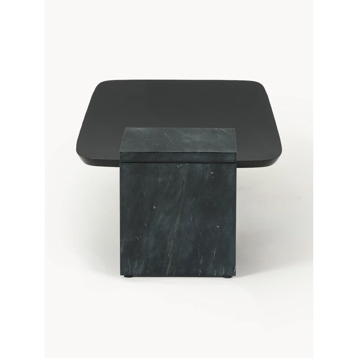 Oak Wood and Marble Coffee Table Naida – image 3