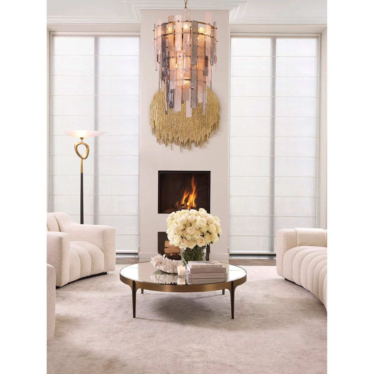 Round Coffee Table Artemisa with Mirrored Top – image 2