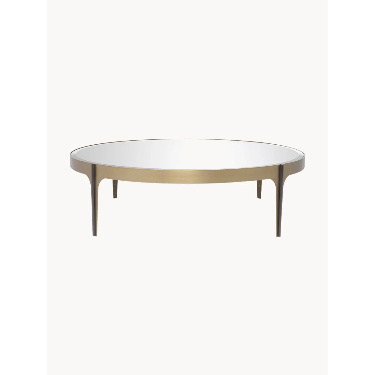 Round Coffee Table Artemisa with Mirrored Top – image 3