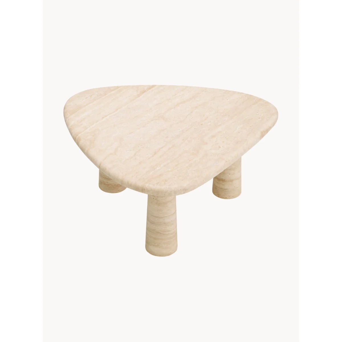 Organic-Shaped Travertine Coffee Table Larino – image 4