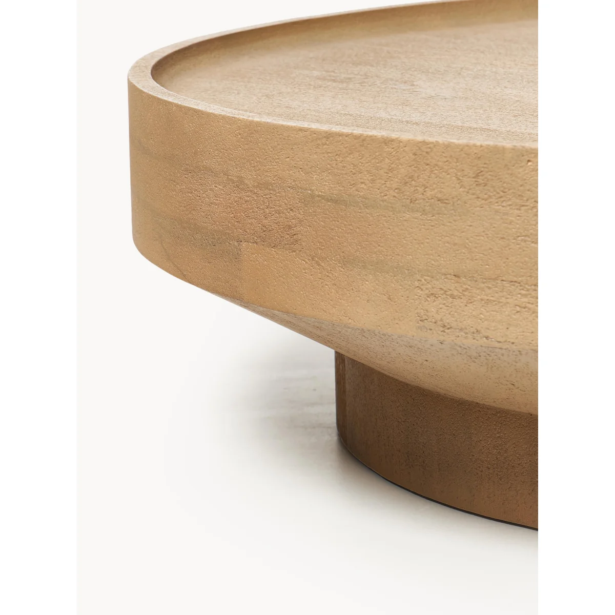 Round XL Mango Wood Coffee Table Benno – image 4