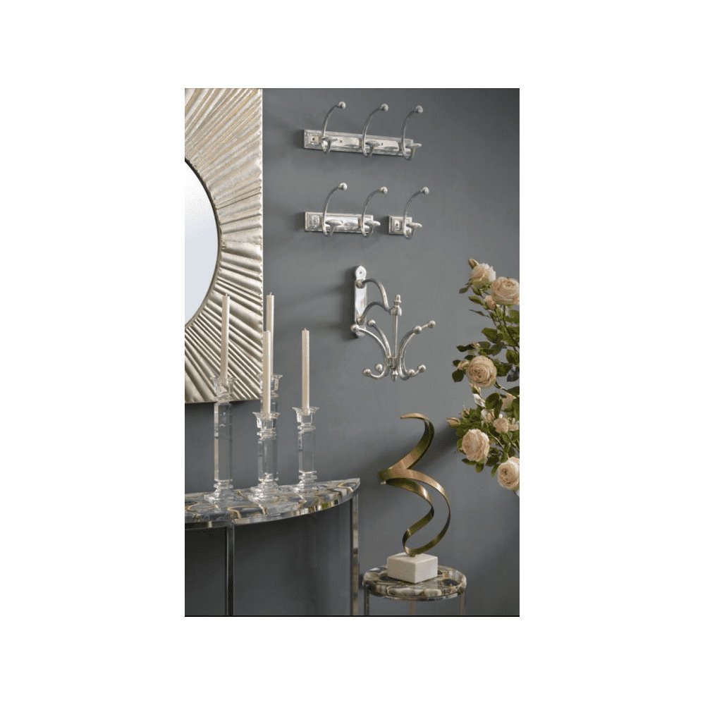 Meso Agate Curved Half Moon Console Table – image 4