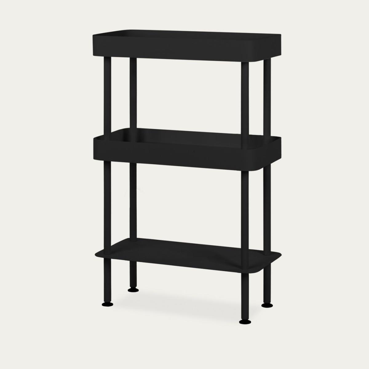 Vulcano Black Nolle Console 3-tier with Feet – image 3