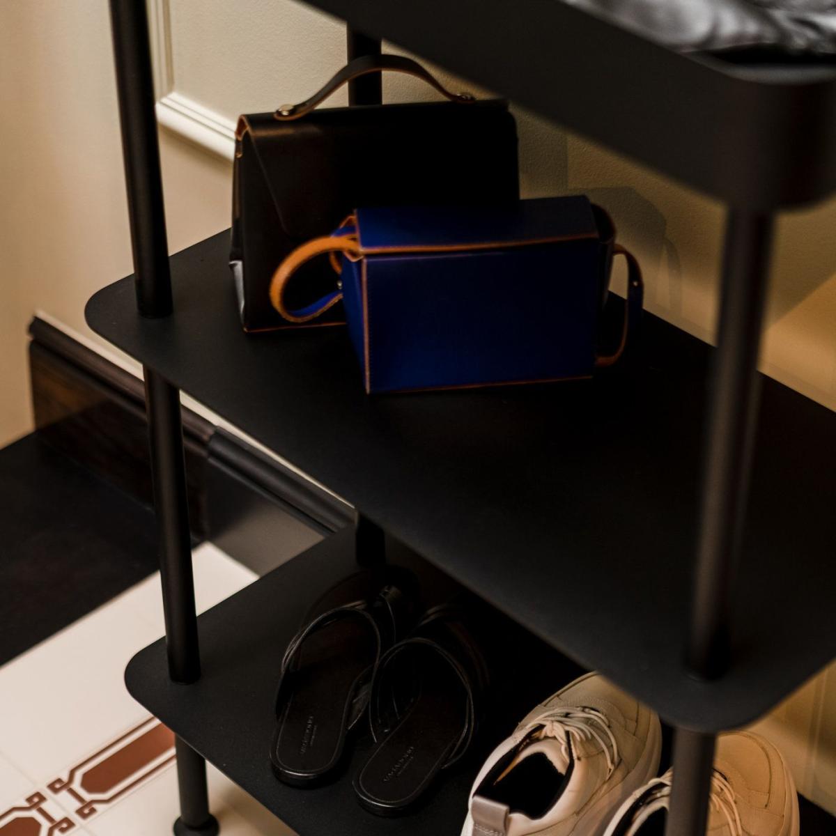 Vulcano Black Nolle Console 3-tier with Feet – image 6