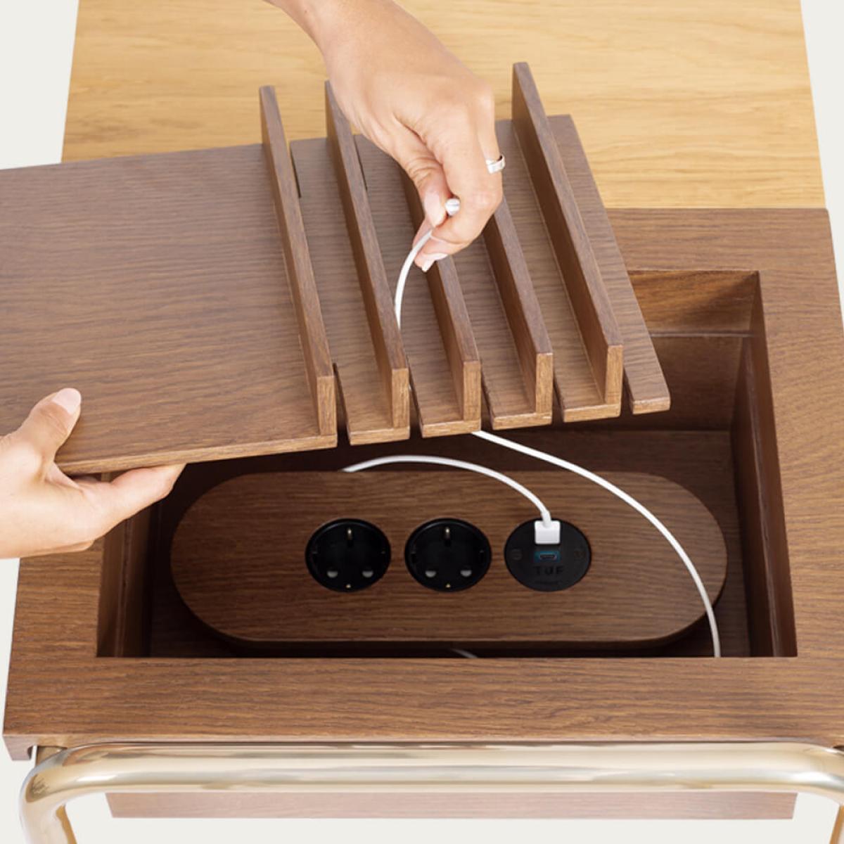 Beatrice Console Table W/ Charging Box – image 6