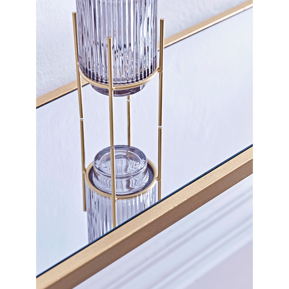 Slim Mirrored Console Table – image 2
