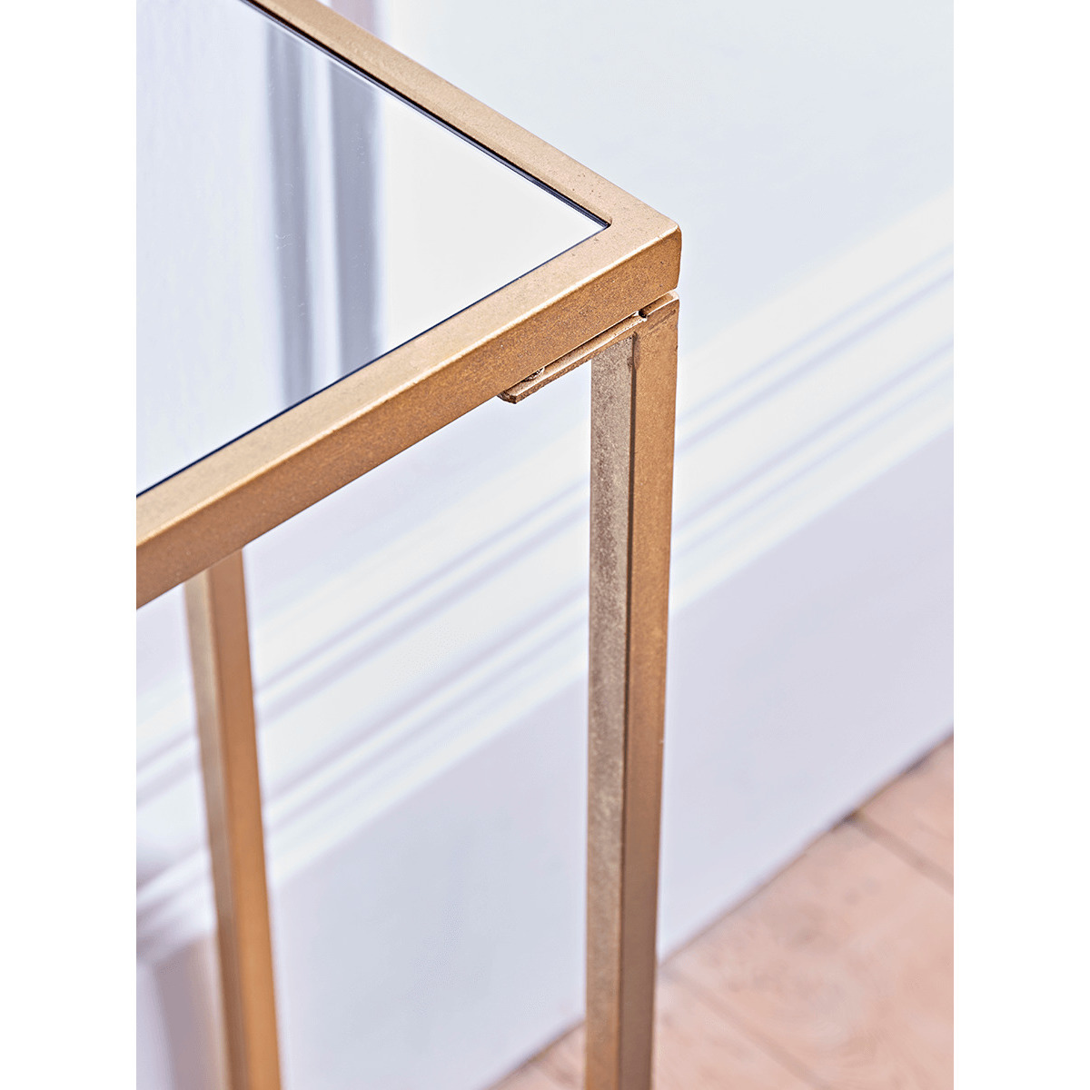 Slim Mirrored Console Table – image 3