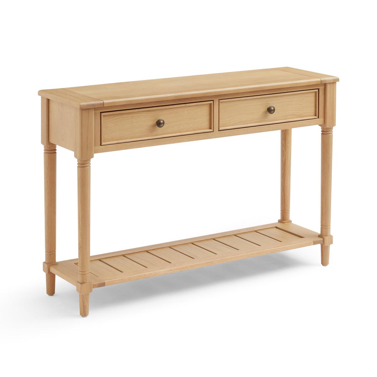 Churchgate Walcote Console Table, Oak Oak – image 5