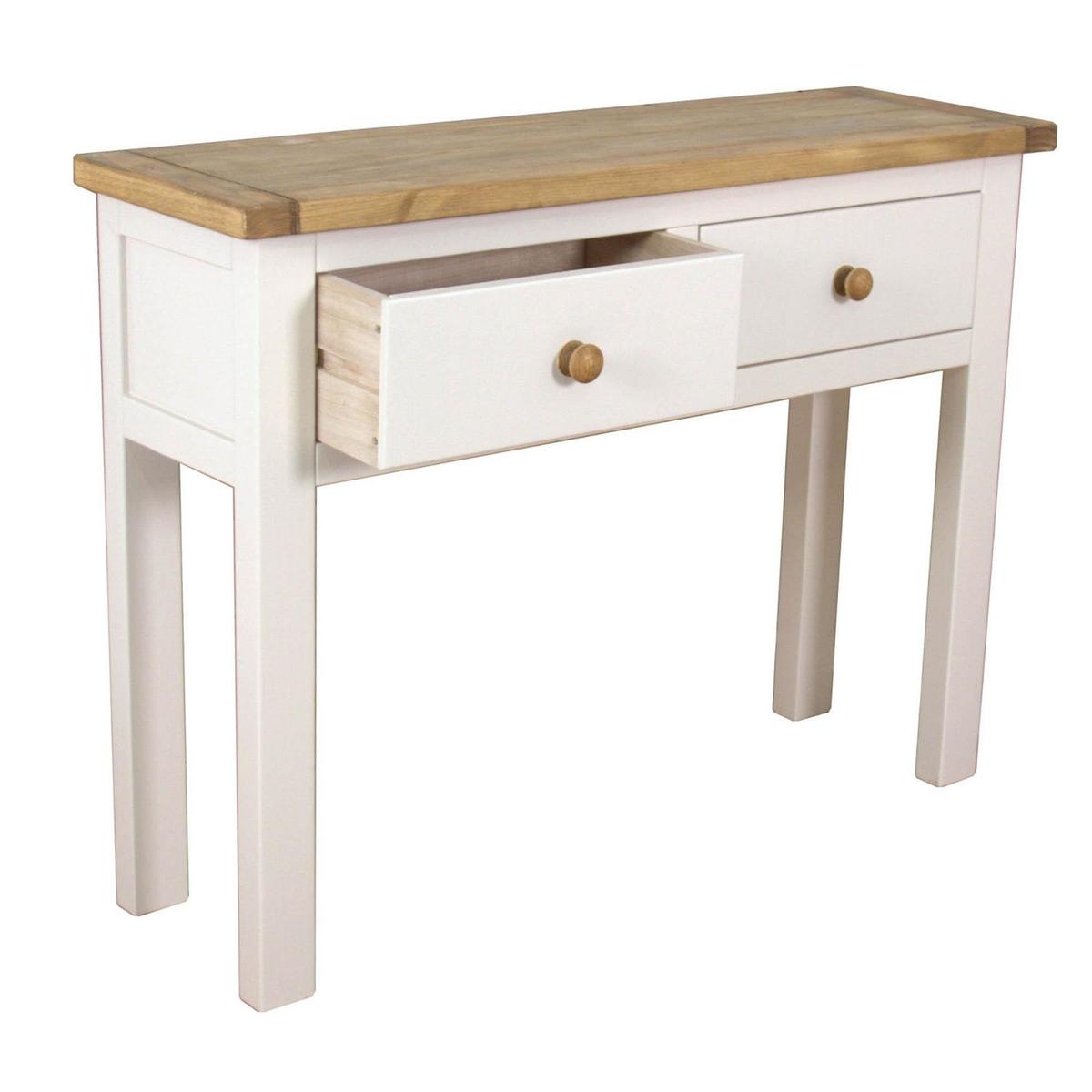 Kansas White Console Table White – image 3