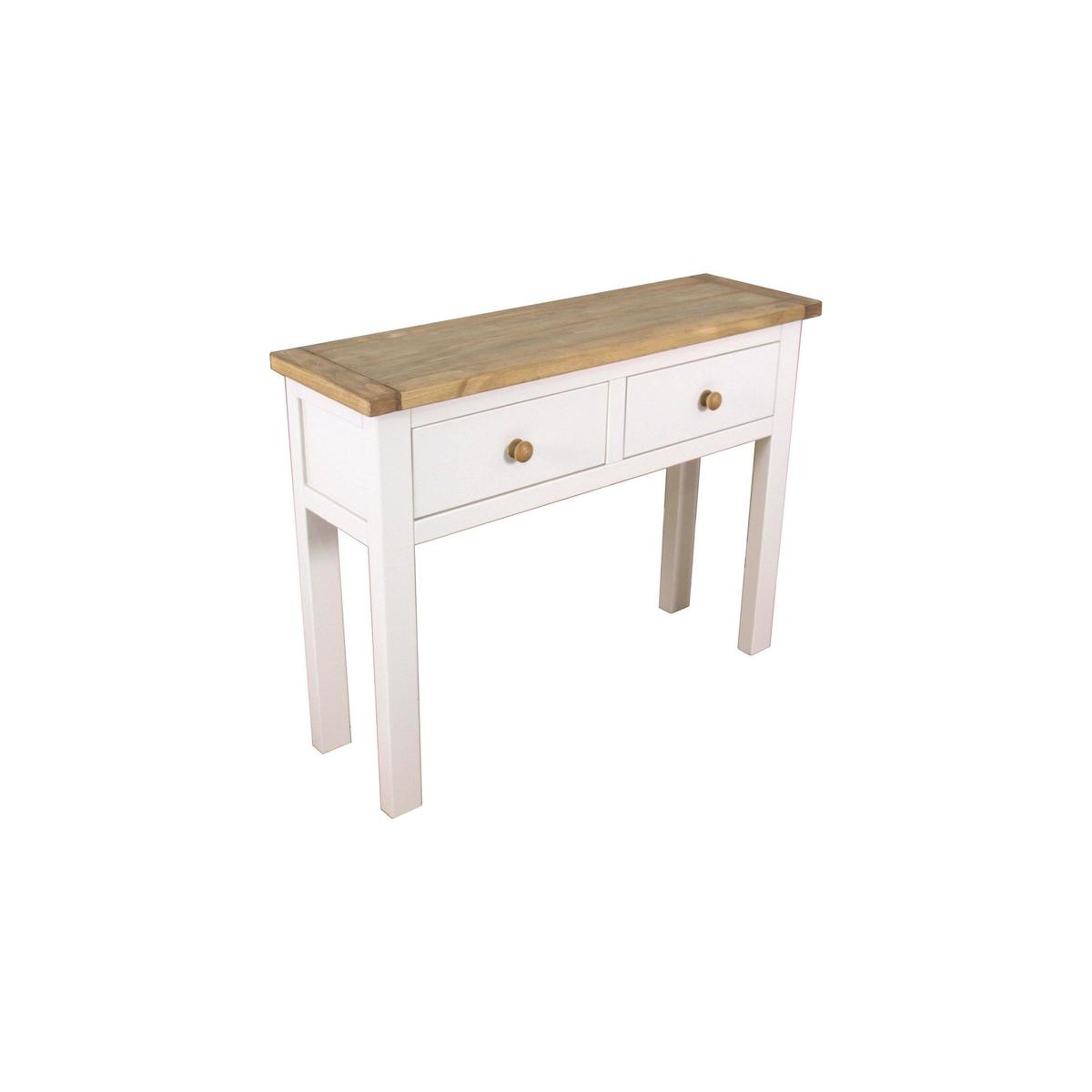 Kansas White Console Table White – image 1