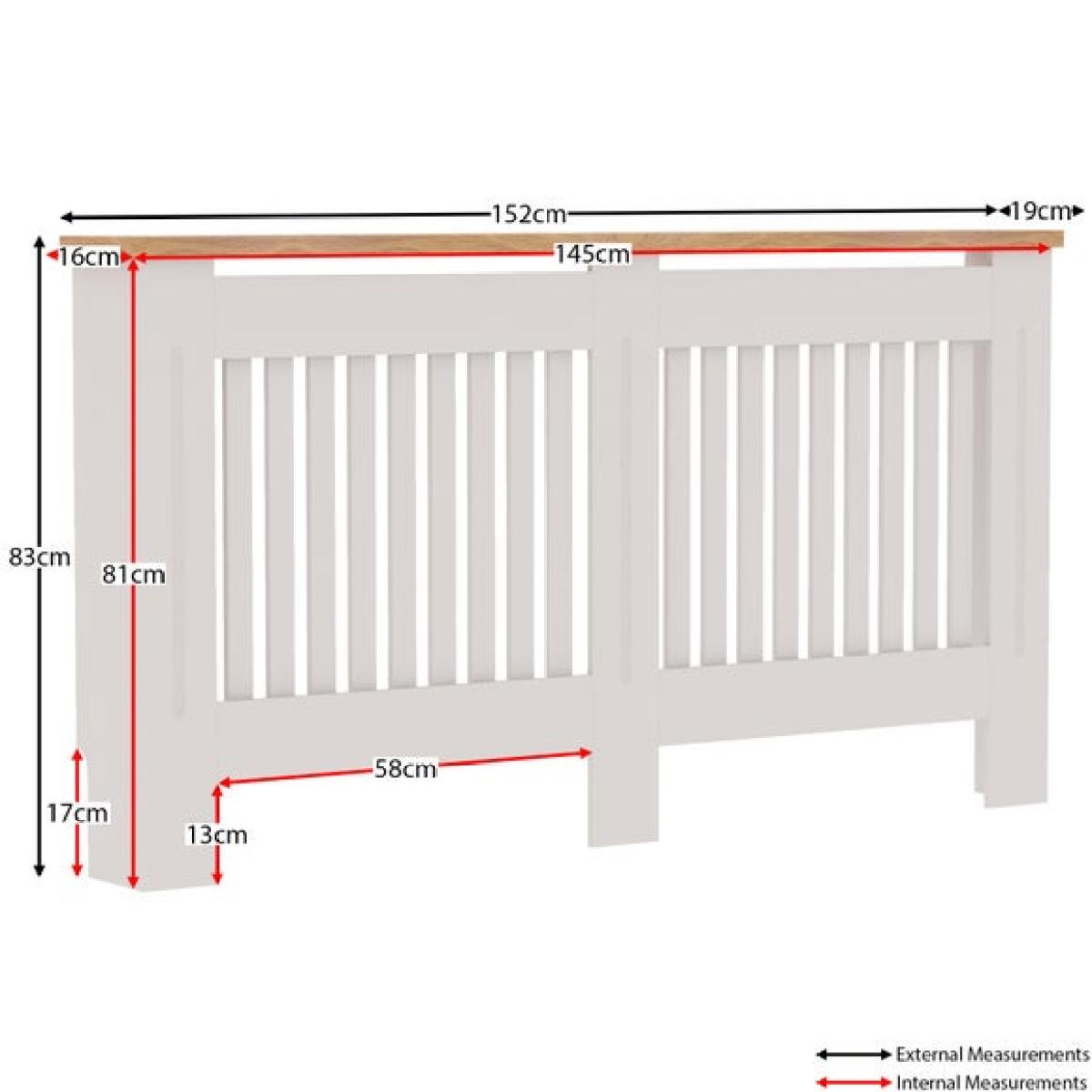 Return - Vida Designs Arlington Radiator Cover, Large – image 6