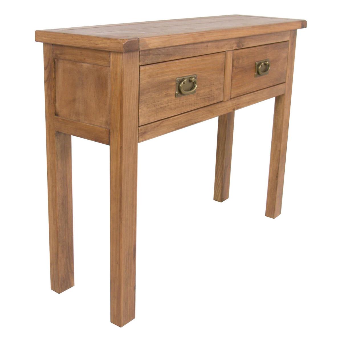 Carter Pine Console Table Natural – image 2