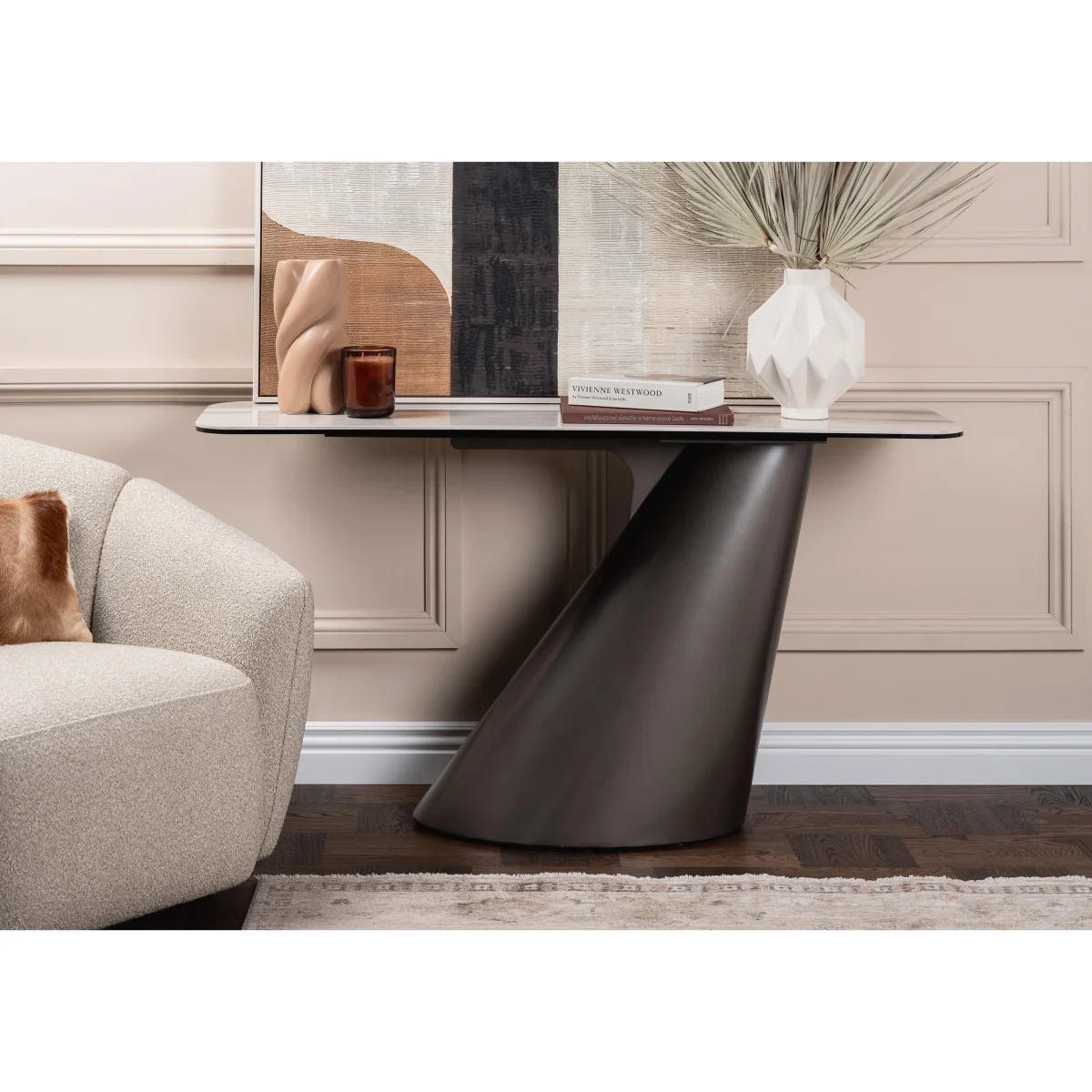 Vardy Rectangular Console Table - Living Room Furniture - In Time for Christmas – image 2