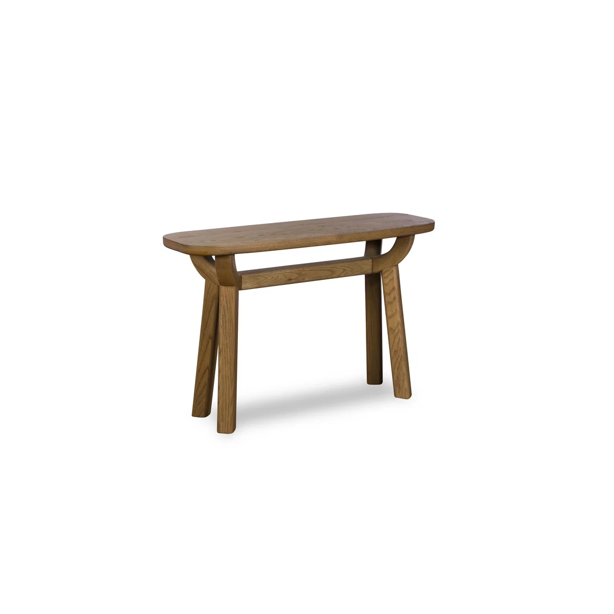 Pien D Shaped Oak Console Table - Living Room Furniture - In Time for Christmas – image 2