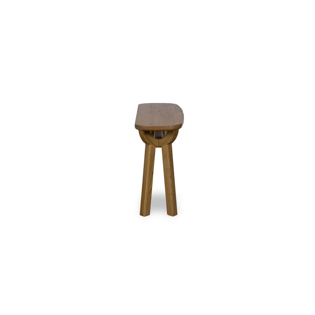 Pien D Shaped Oak Console Table - Living Room Furniture - In Time for Christmas – image 3