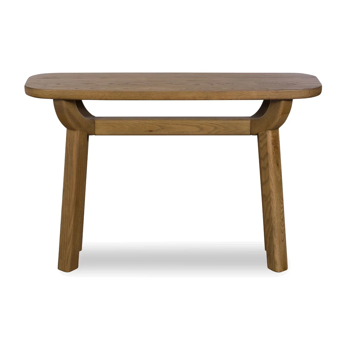 Pien D Shaped Oak Console Table - Living Room Furniture - In Time for Christmas – image 1