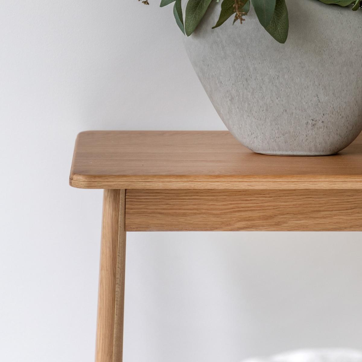 Oak Console Table - Wycombe -  Caspian House – image 4