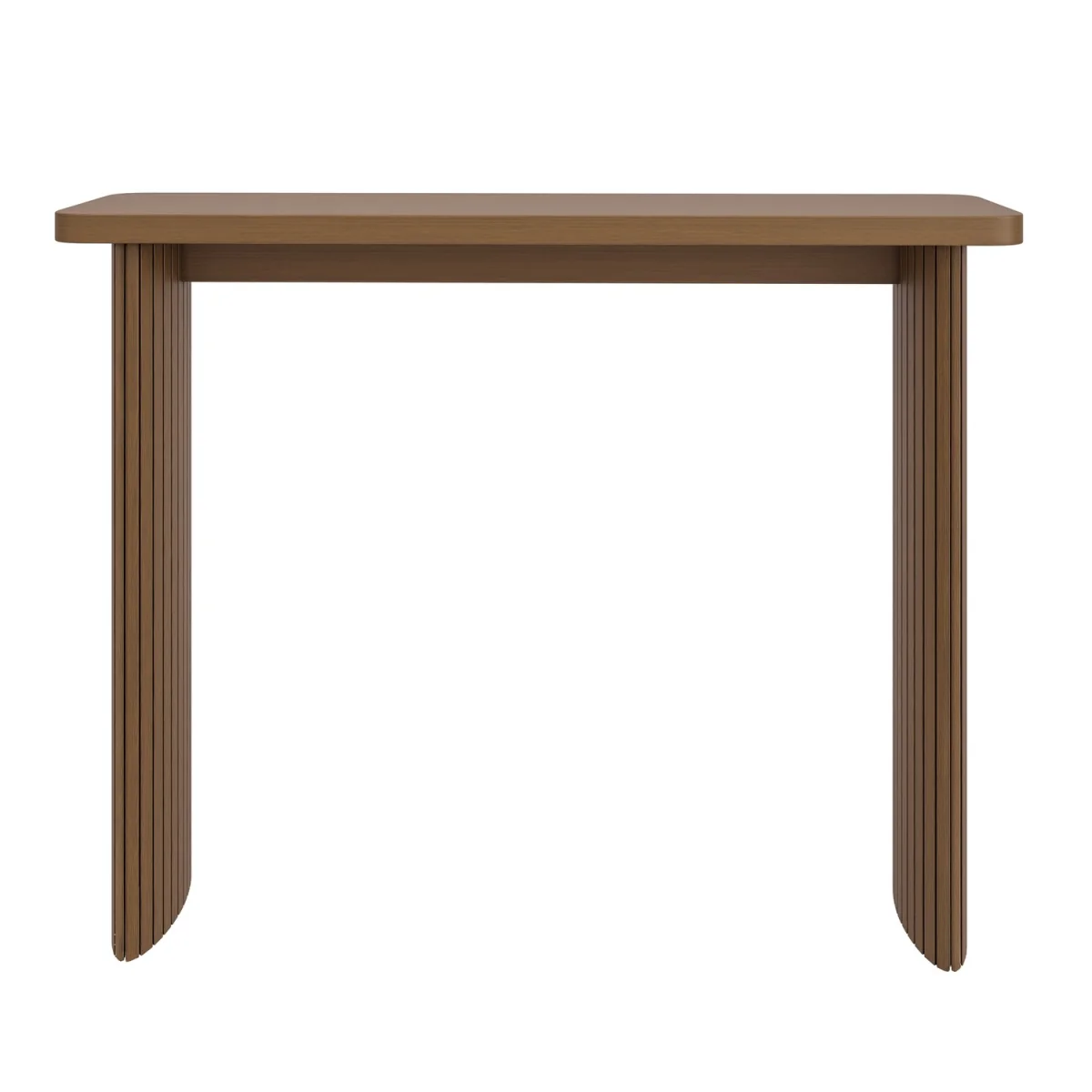 Slim & Narrow Walnut Finish Console Table - Jarel – image 4