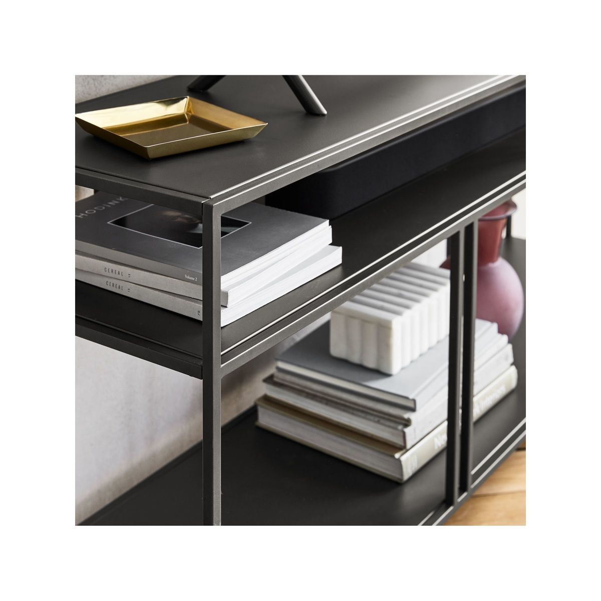 west elm Profile Console Table, Black – image 3