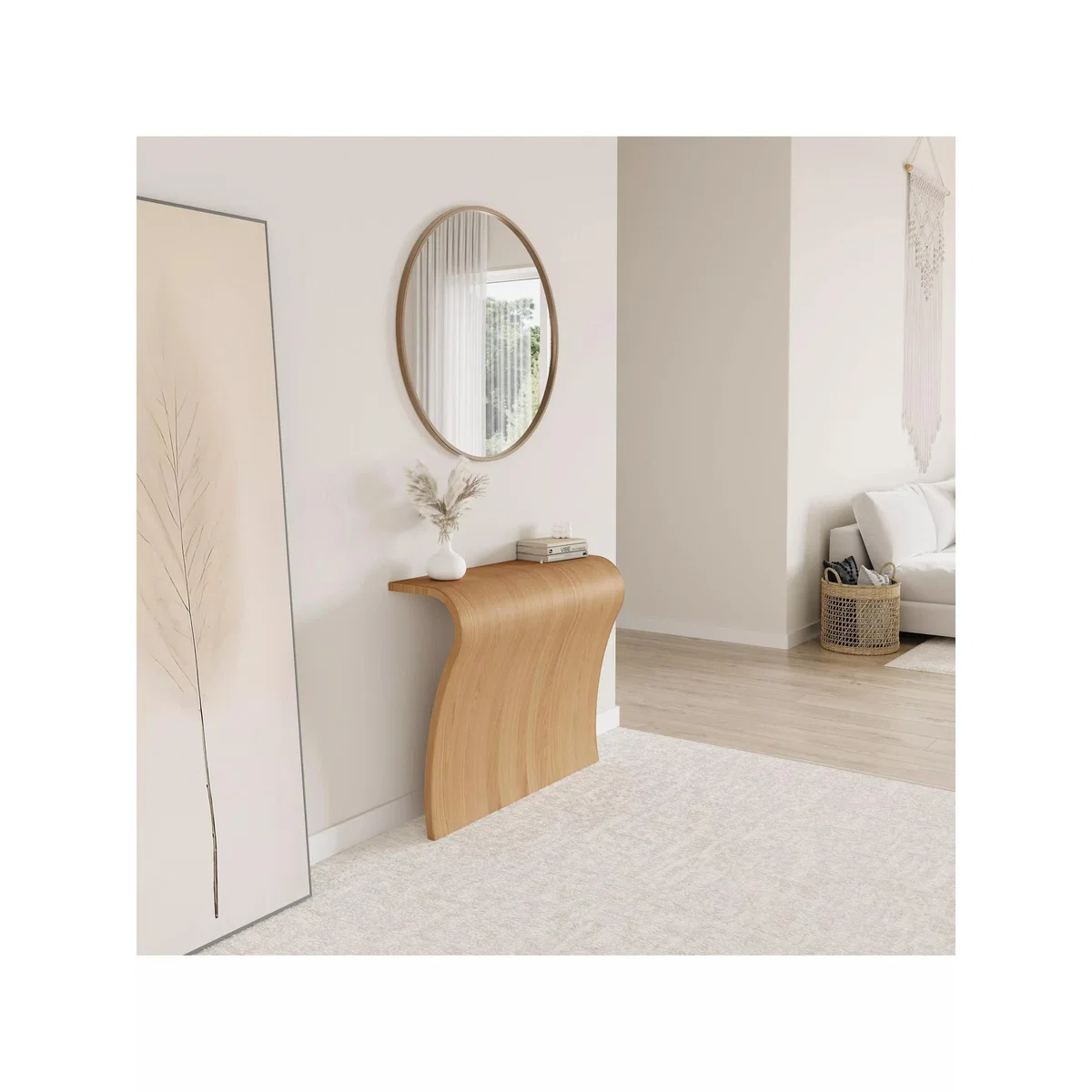 Tom Schneider Elle Console Table, Oak – image 2