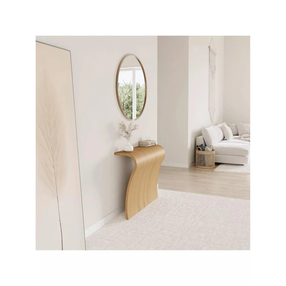 Tom Schneider Elle Console Table, Oak – image 3