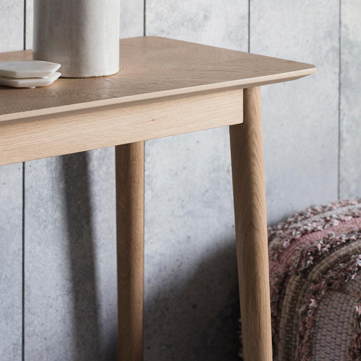 Milano Light Oak Console Table – image 3
