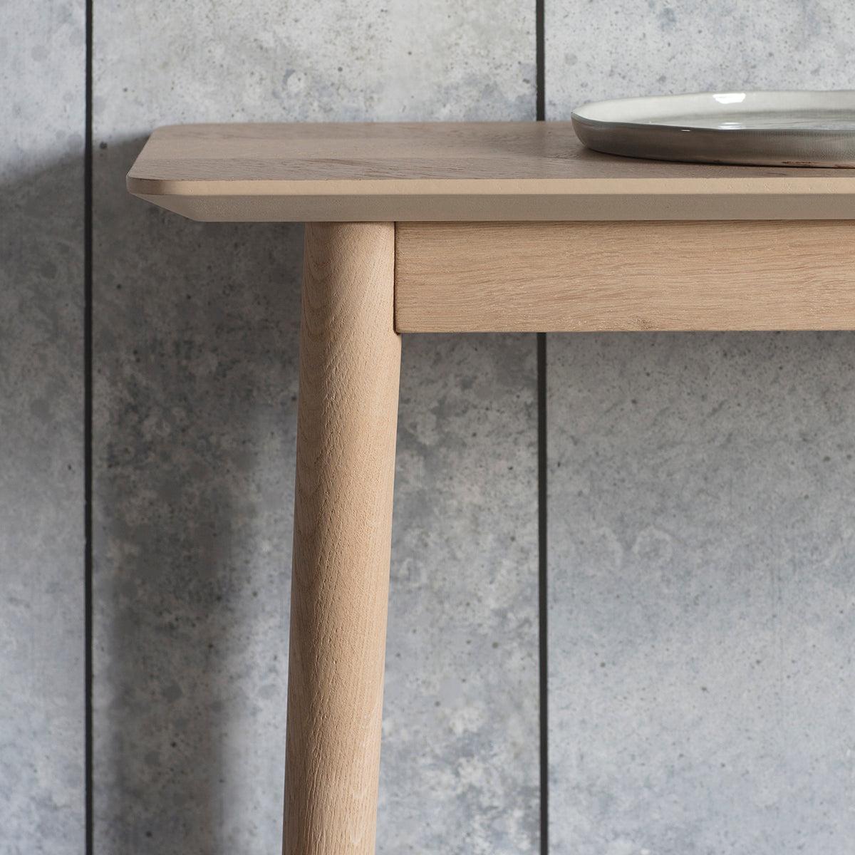 Milano Light Oak Console Table – image 4