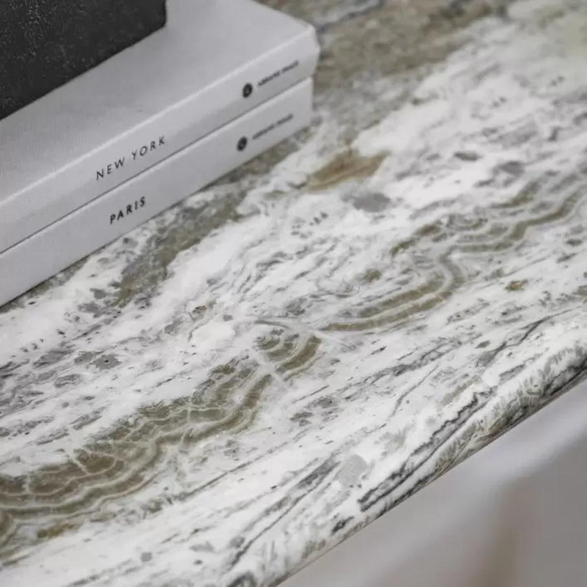 Lusso Console Table - Green Marble – image 2