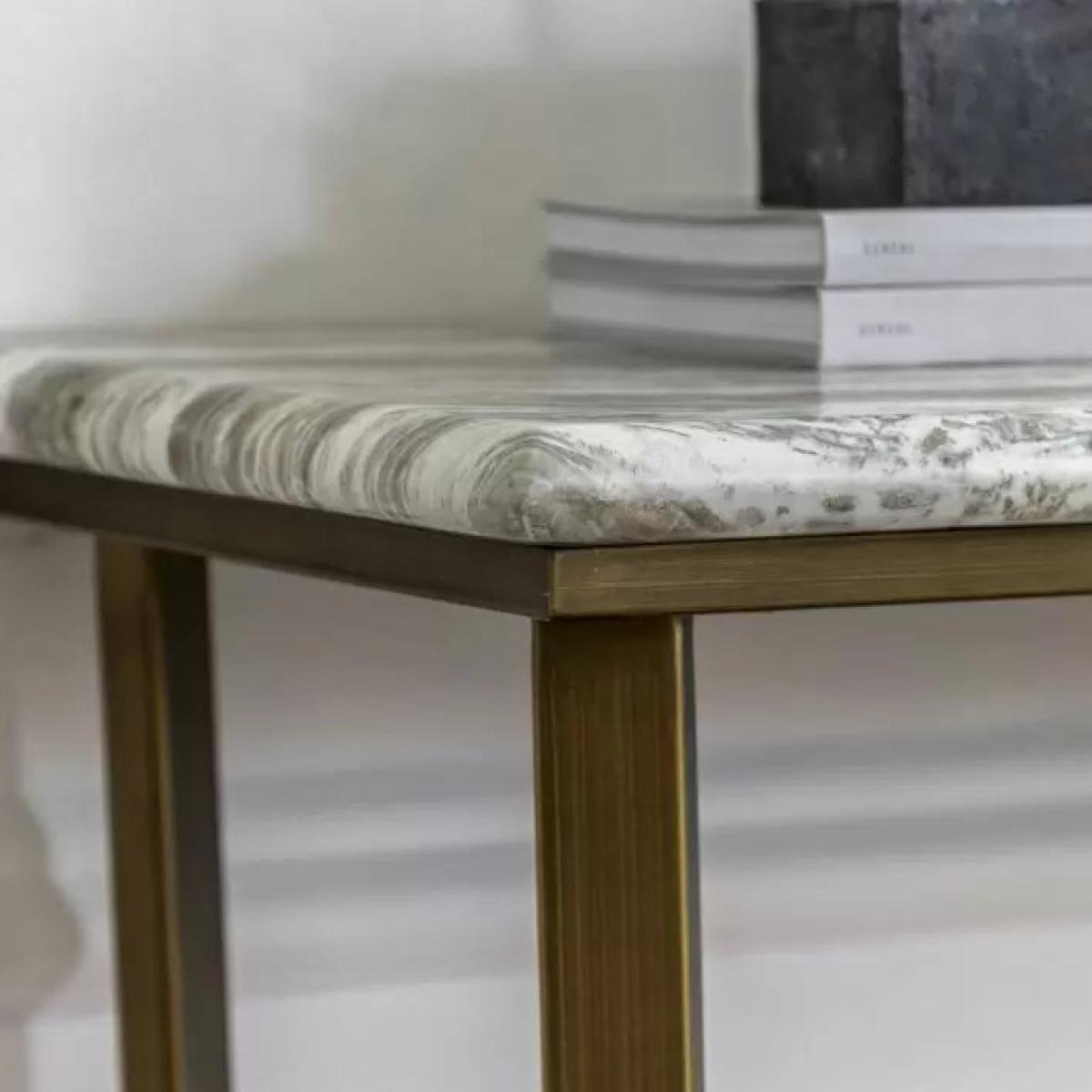 Lusso Console Table - Green Marble – image 3