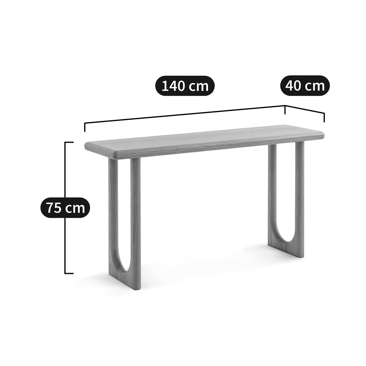 Douve Solid Oak Console Table – image 8