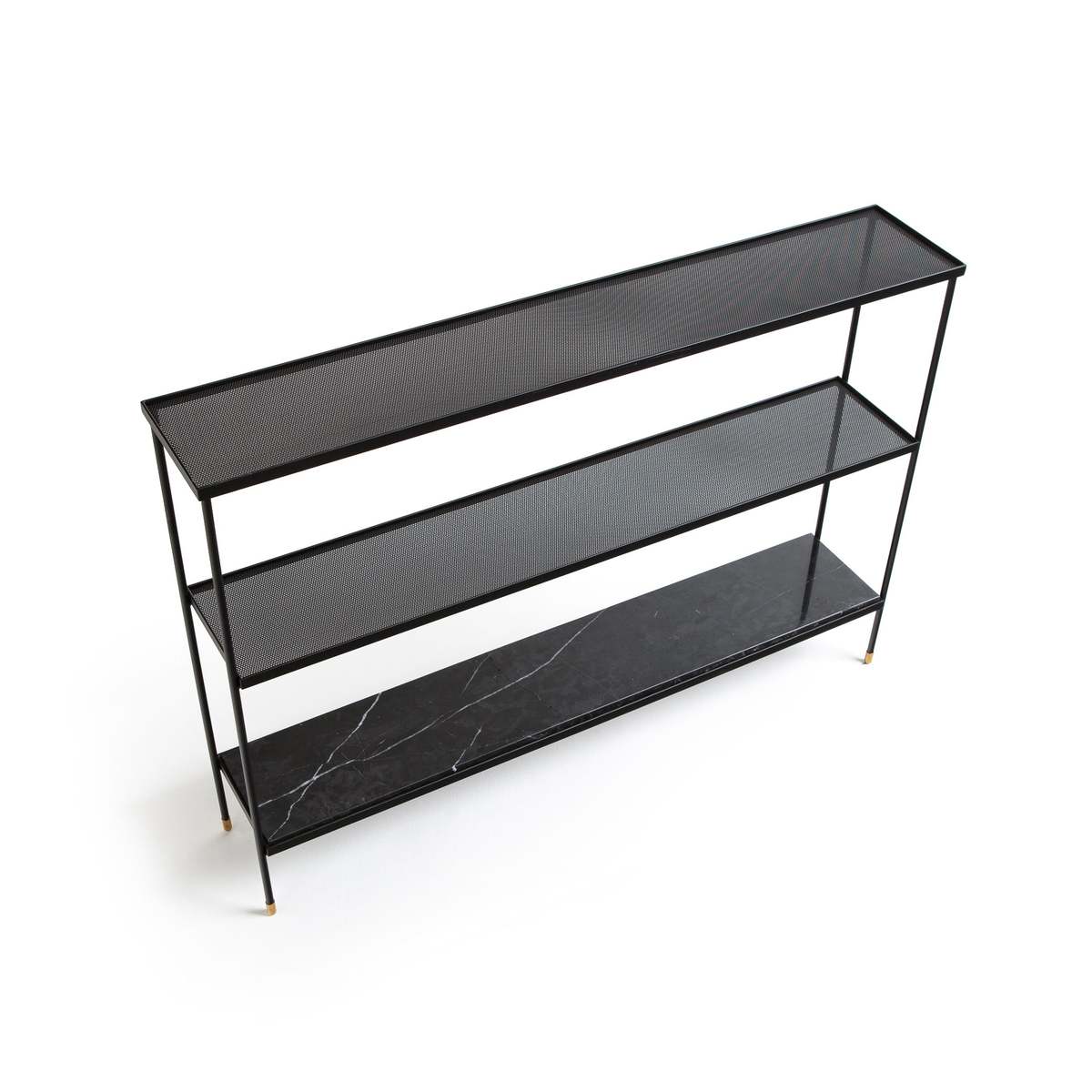 SAMITHA Metal and Marble Console Table – image 3