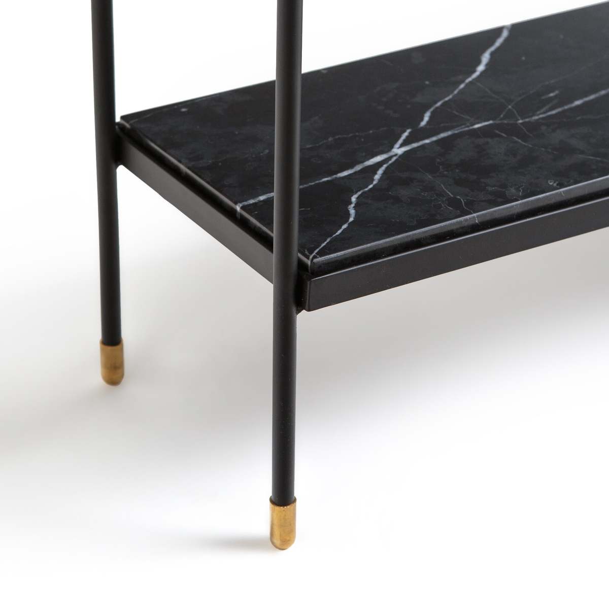 SAMITHA Metal and Marble Console Table – image 4
