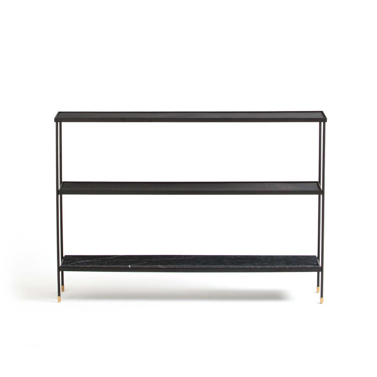SAMITHA Metal and Marble Console Table – image 2