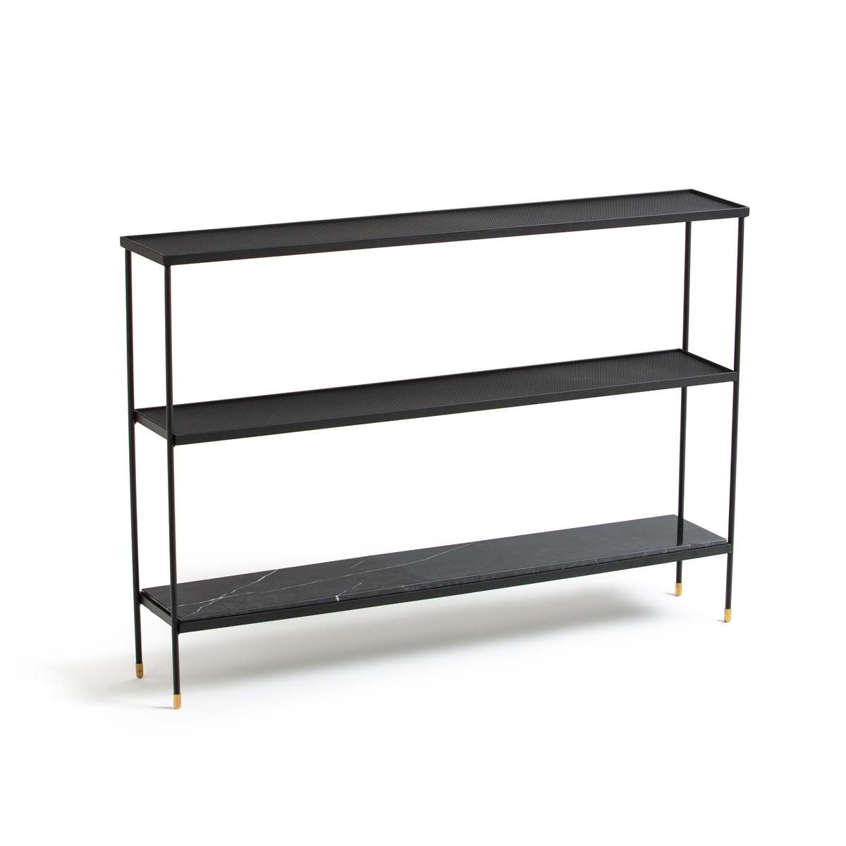 SAMITHA Metal and Marble Console Table – image 1