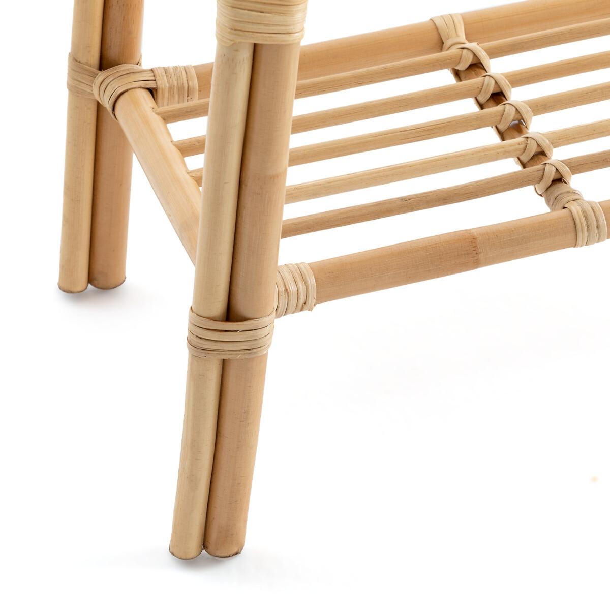 Nyla Rattan & Bamboo Console Table – image 6