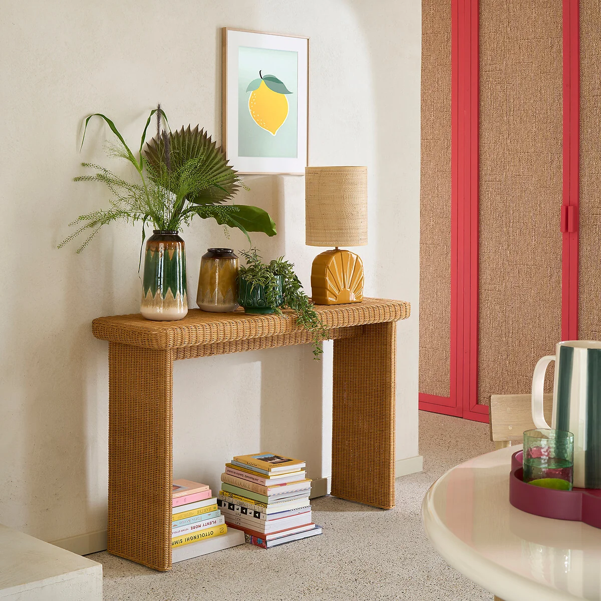 Nilo Rattan Console Table, Width 120cm – image 2