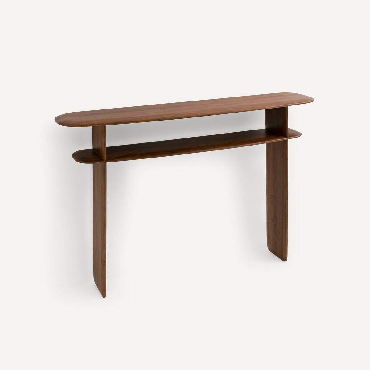 Iloss Solid Walnut Wall Console Table – image 2