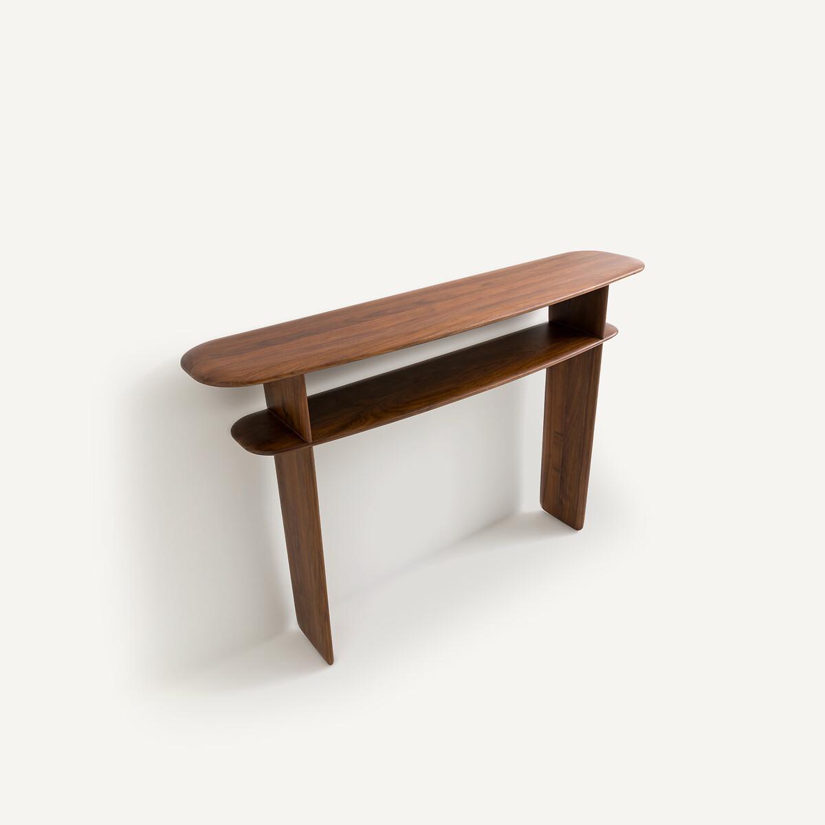 Iloss Solid Walnut Wall Console Table – image 5