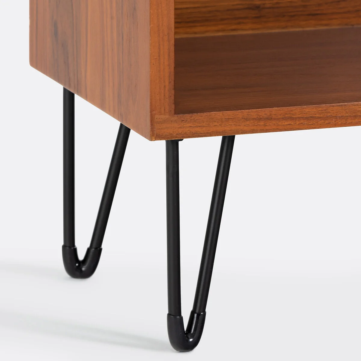 Watford Vintage Console Table with Shelving, Walnut Veneer – image 5