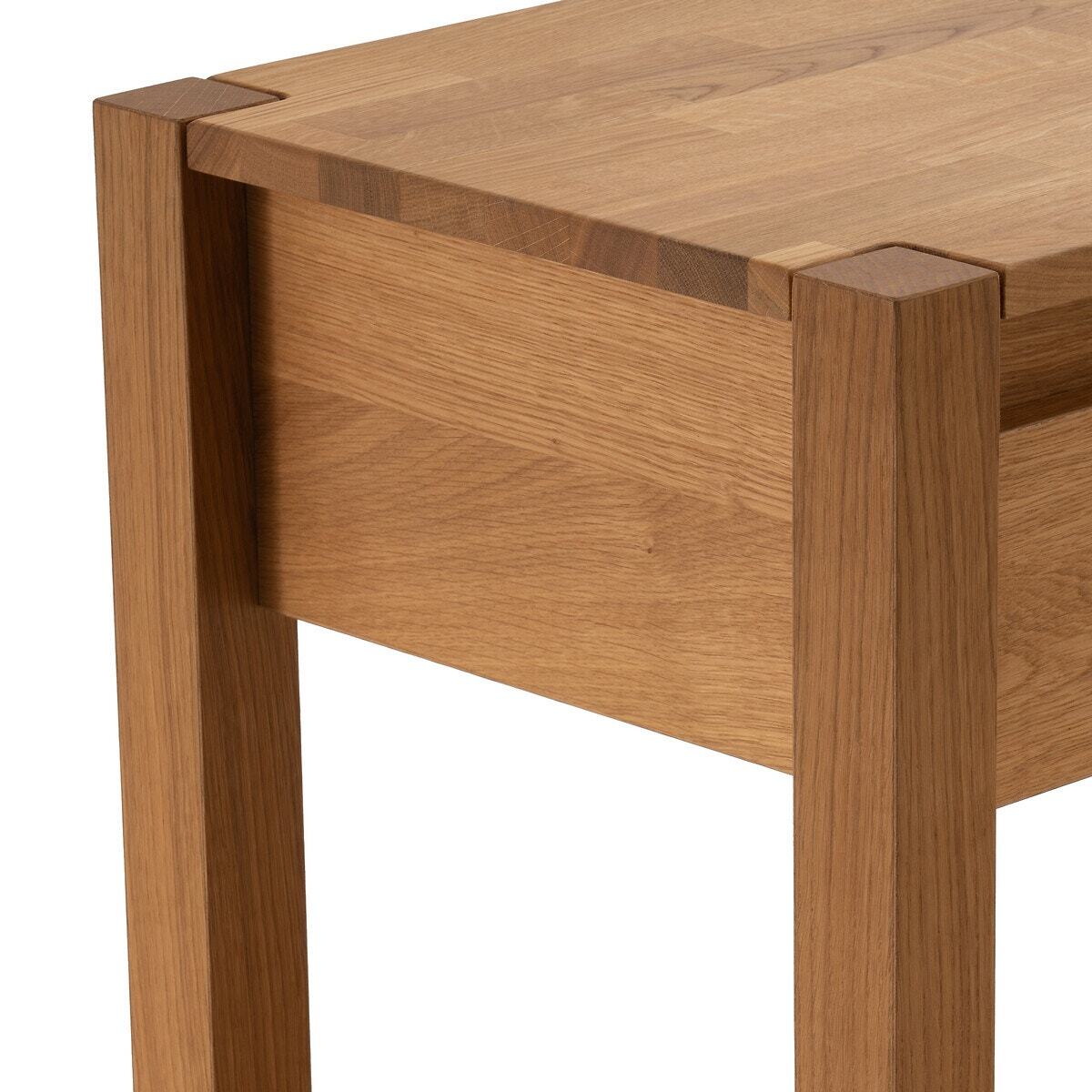 Adelita Oak Console Table with 2 Drawers – image 6