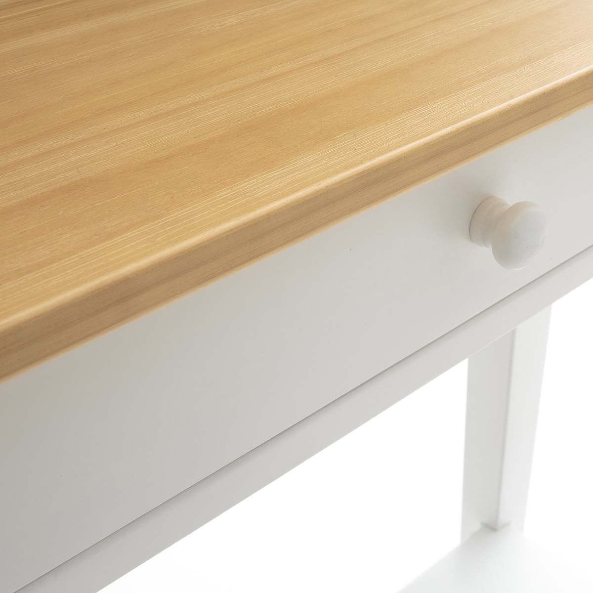 Alvina 1 Drawer Solid Pine Console Table – image 4