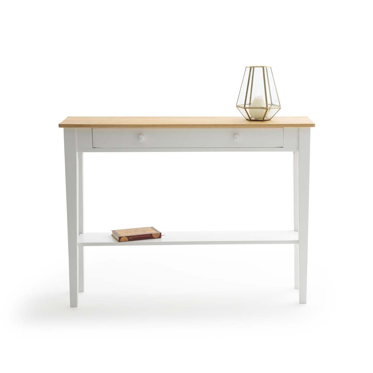 Alvina 1 Drawer Solid Pine Console Table – image 2